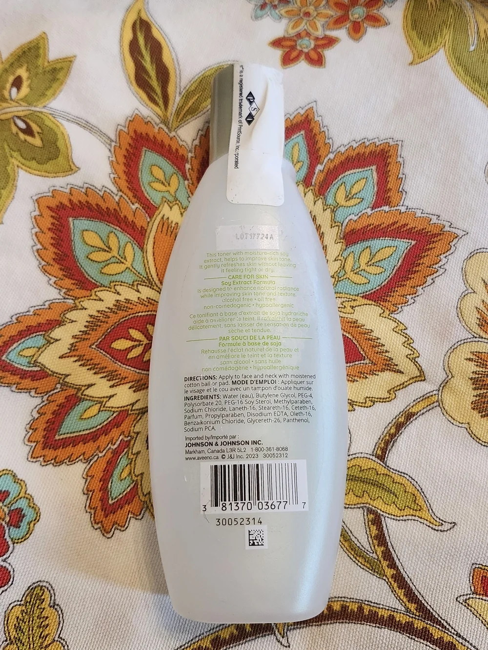 Aveeno Positively Radiant Toner